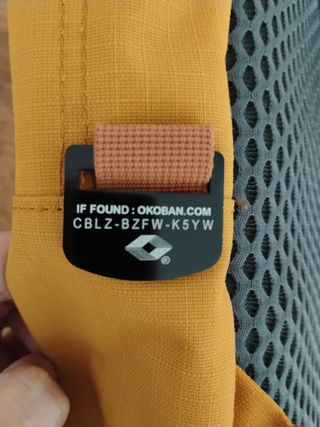 Mochila pequeña de Cabin Zero Naranja/Amarilla