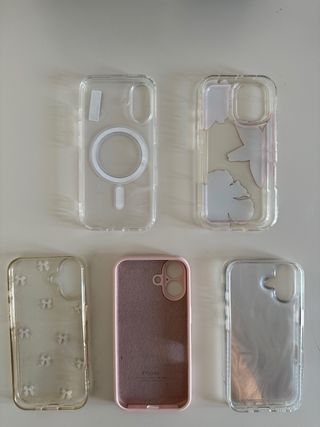 Lote 5 Fundas iPhone 16