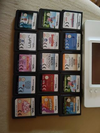 Nintendo DS Lite + 15 Juegos