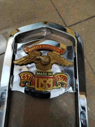 Respaldo Harley Davidson Softail Alto Cromado