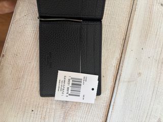 Cartera Coach Slim Money Clip Negra