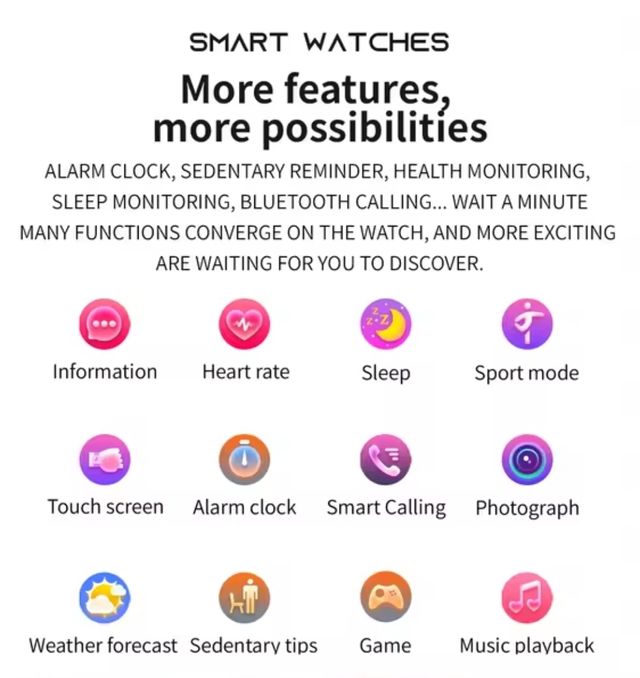 Reloj Inteligente SiDoc AMOLED HD Pantalla Complet