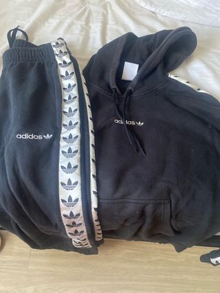 Chándal Adidas Negro con Logo