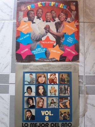 Lote 2 Vinilos Antiguos  Compilation