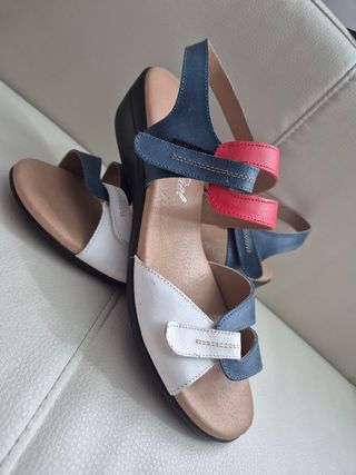 Sandalias de piel mujer