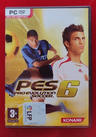 PES 6 Pro Evolution Soccer PC DVD