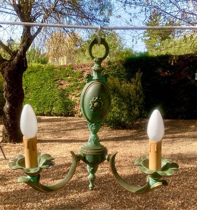 Set 5 Muebles Auxiliares en metal y cristal