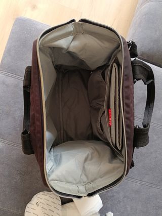 Bolso mochila para carrito de bebé negro
