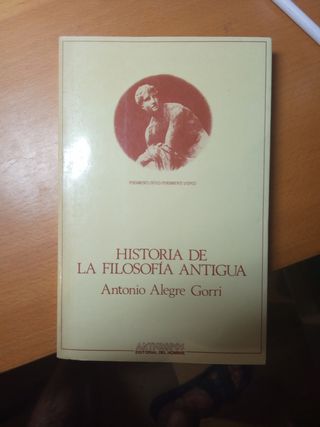 Historia de La Filosofia Antigua (Pensamiento C...