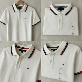 Polo Tommy Hilfiger Blanco Talla XL