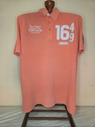 Polo coral Pme Legend – estilo vintage