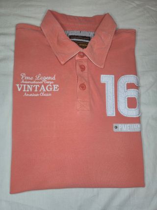 Polo coral Pme Legend – estilo vintage