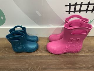 Botas de agua rosa niña Talla 34-35.