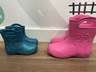 Botas de agua rosa niña Talla 34-35.