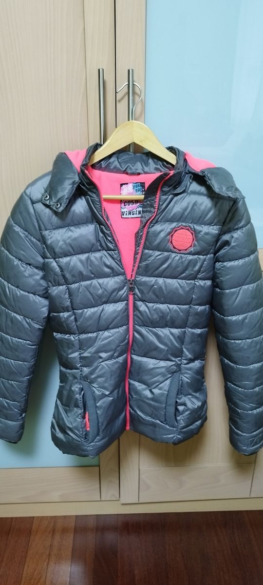 Chaqueta VINGINO acolchada gris con capucha