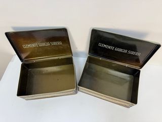 Pareja Cajas Hojalata Saffron Imperial Murcia