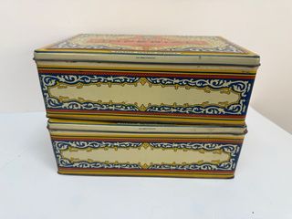Pareja Cajas Hojalata Saffron Imperial Murcia