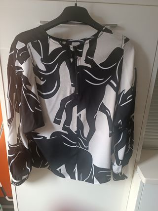 Blusa Sportmax Code Estampado Caballo