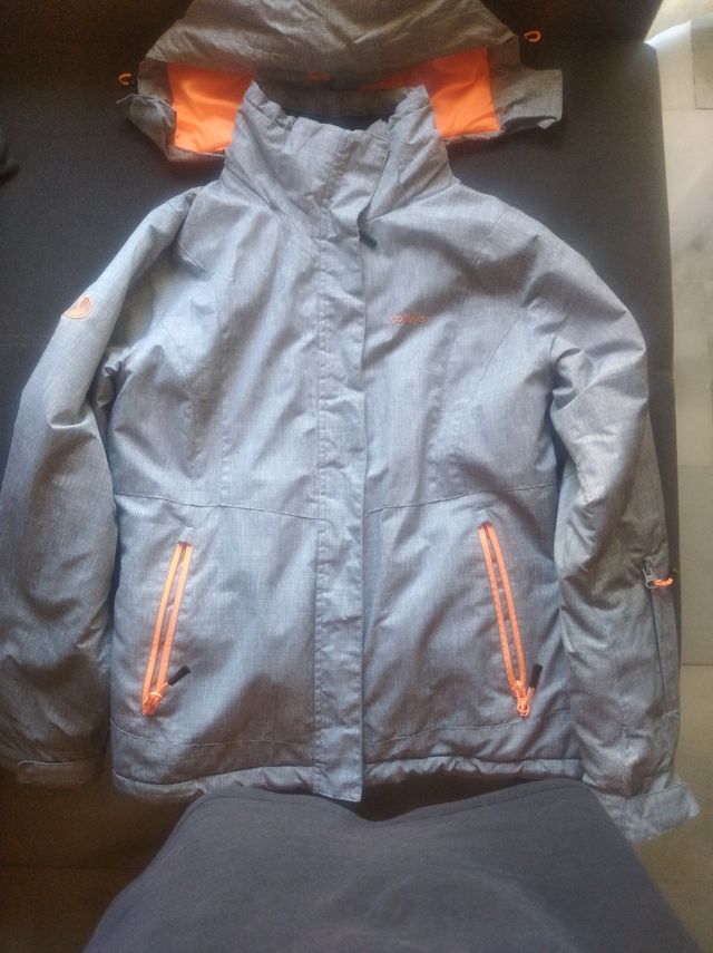 Chaqueta go&flich gris y naranja Talla M