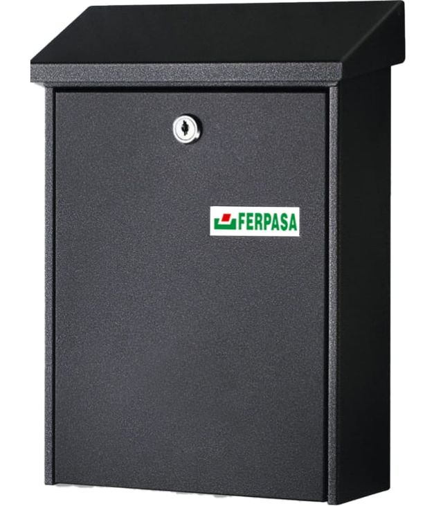 Buzón exterior negro