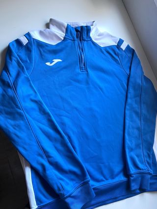 Sudadera Joma Azul y Blanca