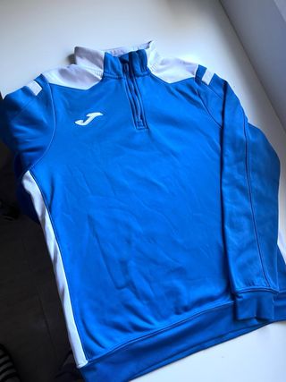 Sudadera Joma Azul y Blanca