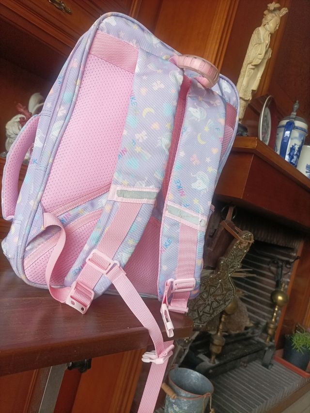 Mochila escolar infantil unicornio arcoíris