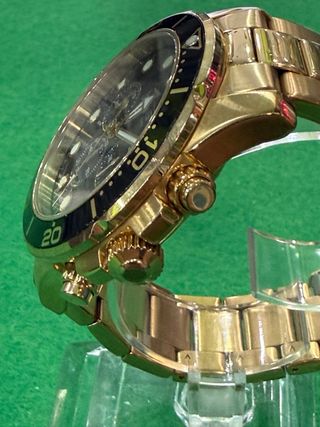 Reloj Lotus Cronógrafo Dorado Negro