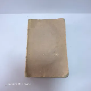 Libro Antico 1796 Nuovo Dizionario Istorico