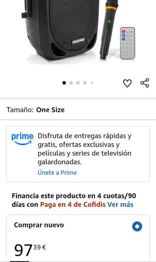 Altavoz bluetooth 800w PYLE