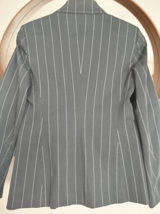 Americana Benetton Raya Azul oscuro 