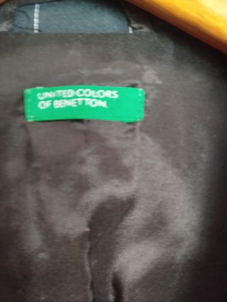 Americana Benetton Raya Azul oscuro 