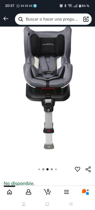 Silla Isofix Grupo 0-1 Casualplay