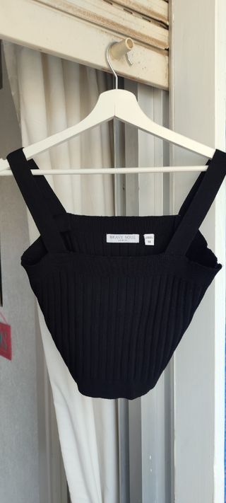 Top Negro BRAVE SOUL Talla M