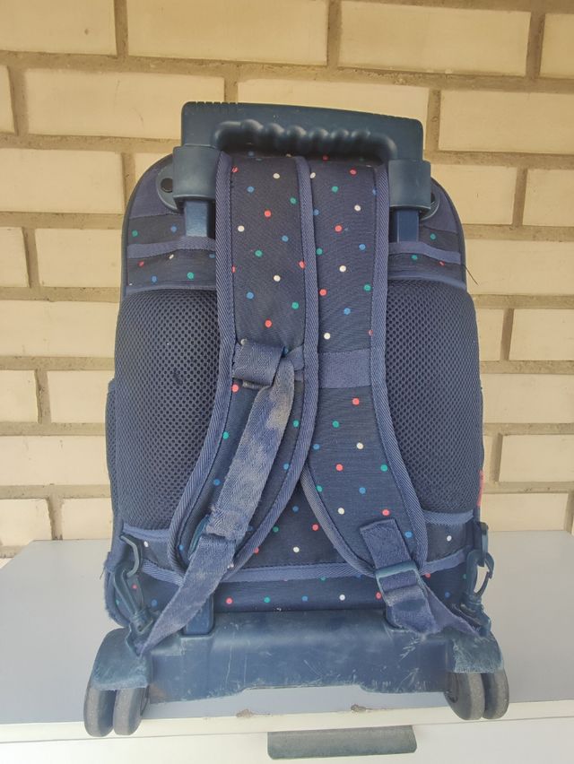 Mochila Pepe Jeans com Rodas e Impressão