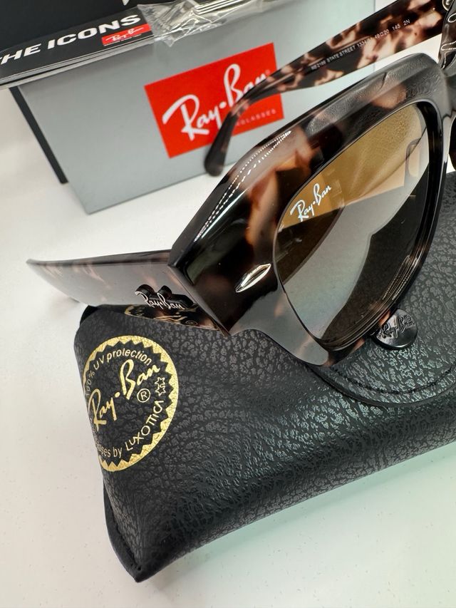 Ray-Ban Occhiali da Sole Nuovi Tortora