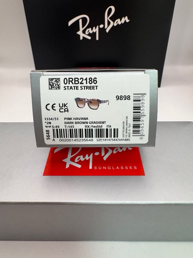 Ray-Ban Occhiali da Sole Nuovi Tortora