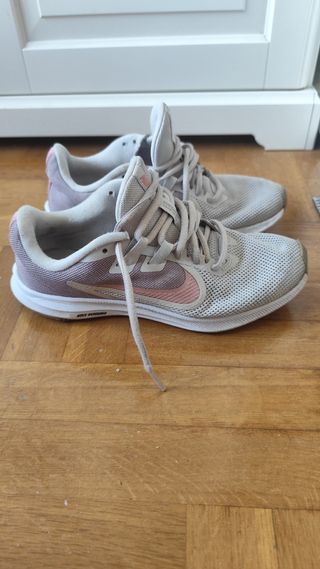 Zapatillas Nike Running Talla 38 Gris Rosa