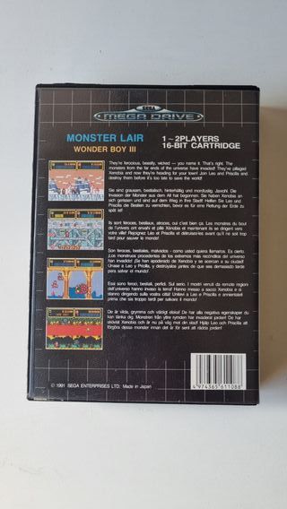 Wonder Boy III Monster Lair Mega Drive Completo