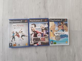 Juegos PS2: Kinetic, FIFA 06, Singstar Party