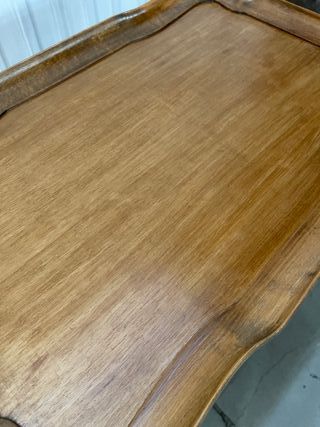 Carrito de madera antiguo restaurada