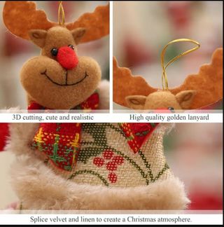 CREA TU LOTE
4 Adornos Navideños Fieltro