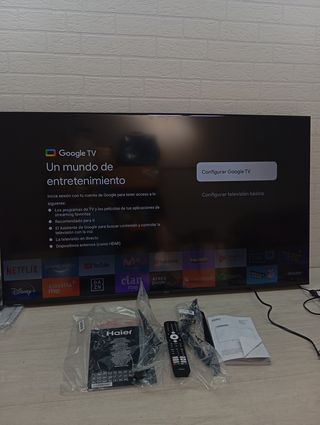 Televisor Haier 50 QLED 4K Smart TV Google TV