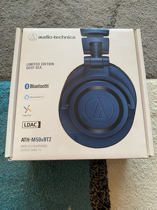 Audio-Technica Audífonos Azul Deep Sea