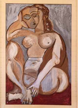 Mujer sentada desnuda (Picasso)