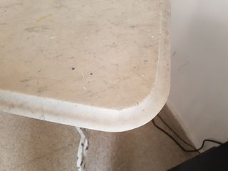 Mesa Jardín Mármol y Metal