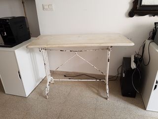 Mesa Jardín Mármol y Metal