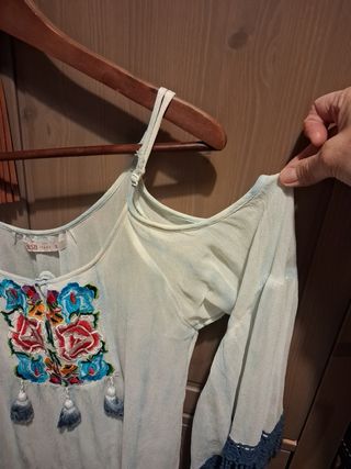 Camisa hippie BSB JEANS bordada S
