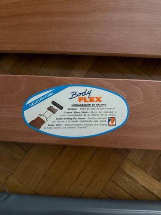 Somier Bodyflex Láminas Madera