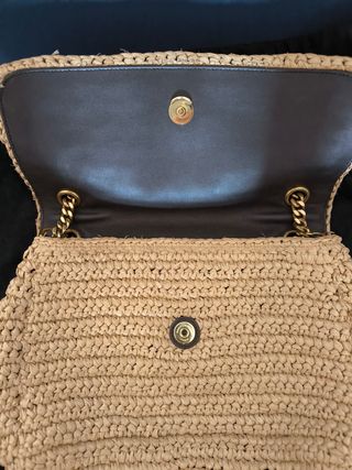 Bolso YSL Rafia Piel Cadena